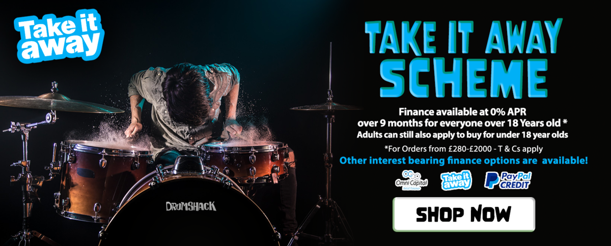 Drumshack -  Home page promotion, mobile (home)