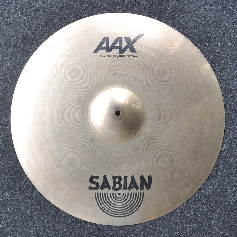 Sabian 21" AAX Raw Bell Dry Ride Cymbal *2nd Hand*