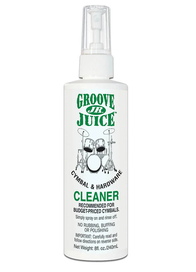 Groove Juice Cymbal Cleaner For Sheet Bronze Cymbals – 8oz / 240ml