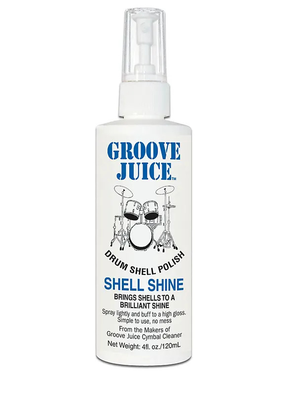 Groove Juice Shell Shine Drum Polish – 4oz/120ml