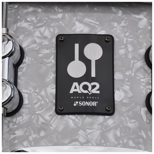 Image 2 - Sonor 14" x 6" AQ2 Snare Drums in White Pearl finish