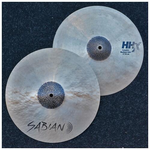 Image 1 - Sabian 14" Hhx Complex Medium Hi Hat Cymbals *2nd Hand*