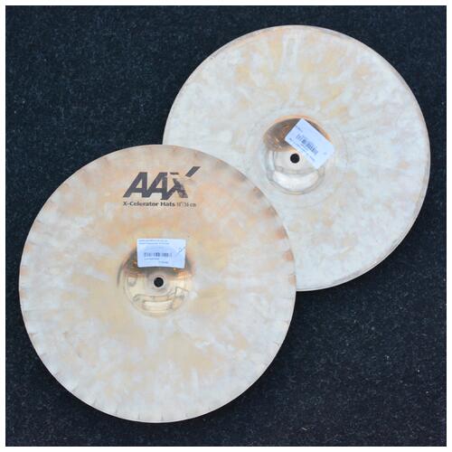 Image 2 - Sabian 14" Aaxcelerator Hi Hat Cymbals *2nd Hand*