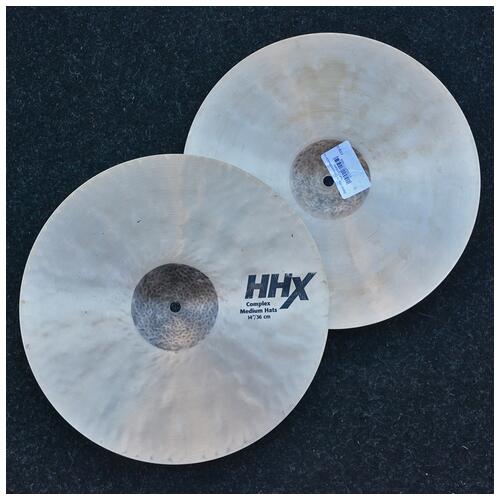 Image 2 - Sabian 14" Hhx Complex Medium Hi Hat Cymbals *2nd Hand*