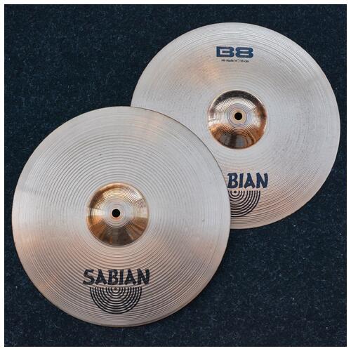 Image 1 - Sabian 14" B8 Hi Hat Cymbals *2nd Hand*