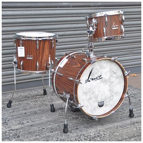 Sonor Vintage Drumkit 18'' 3pc Shell Pack, Rosewood Semi Gloss