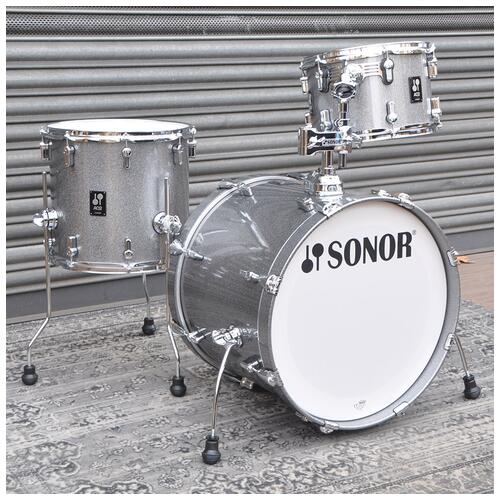 Image 1 - Sonor 12", 14", 20" AQ2 Studio Set with 14" Snare in TQZ Titanium Quartz *Ex Demo*