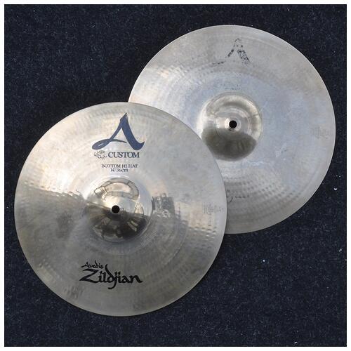 Image 1 - Zildjian 14" A Custom Hi Hats Cymbals *2nd Hand*