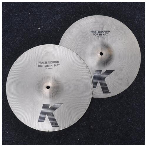 Image 1 - Zildjian 13" K Mastersound Hi Hat Cymbals *2nd Hand*