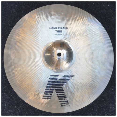 Image 1 - Zildjian 15" K Dark Thin Crash Cymbal *2nd Hand*