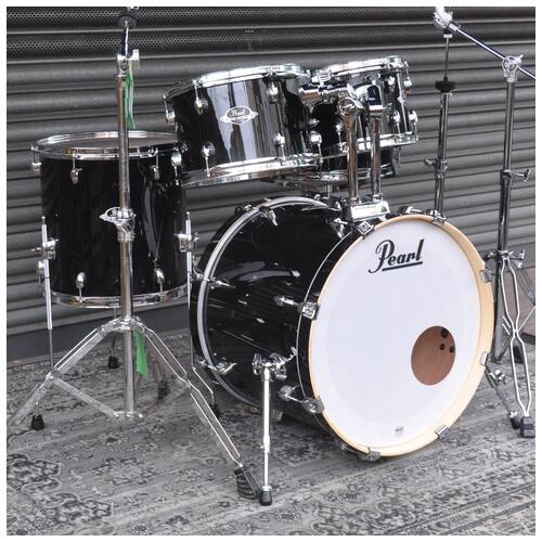 Pearl 10", 12", 14", 20" Export EXX Drum Kit with 14" Snare and Hardware in Black finish *2nd Hand*