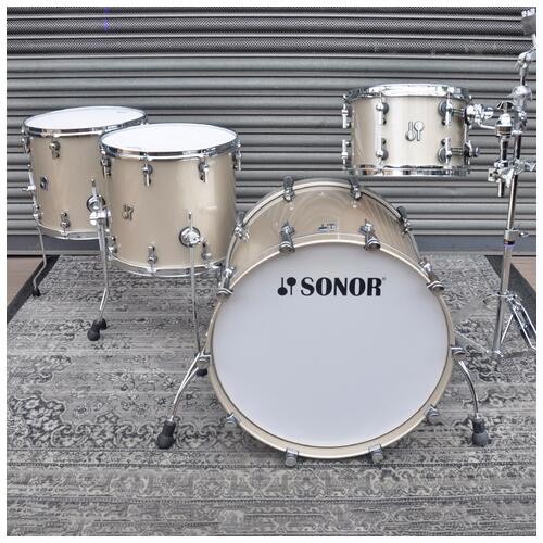 Image 2 - Sonor 12", 16", 16", 22" SQ2 Thin Beech Shell Pack in Metallic Sparkle finish *2nd Hand*