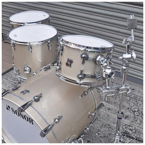 Image 4 - Sonor 12", 16", 16", 22" SQ2 Thin Beech Shell Pack in Metallic Sparkle finish *2nd Hand*