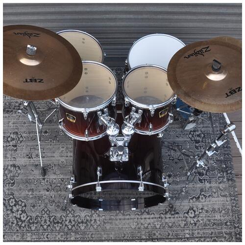 Image 8 - Yamaha 10", 12", 14", 22" Stage Custom Advantage Drum Kit with 14" Snare, Stands and Zildjian Cymbals in Brown Fade finish *2nd Hand*