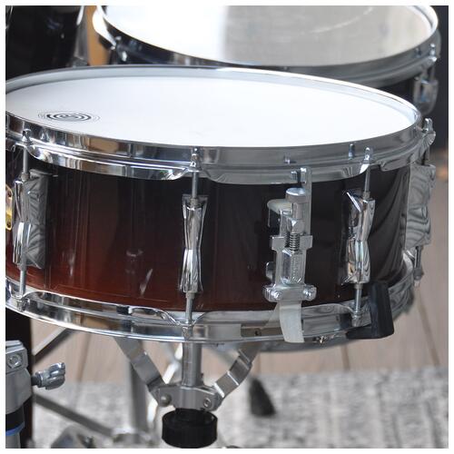 Image 5 - Yamaha 10", 12", 14", 22" Stage Custom Advantage Drum Kit with 14" Snare, Stands and Zildjian Cymbals in Brown Fade finish *2nd Hand*