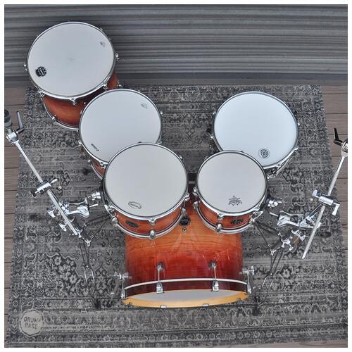 Image 12 - Mapex 10", 12", 14", 16", 22" Armory Studio Shell Pack with Tomahawk Snare Drum in Redwood Burst finish *2nd Hand*