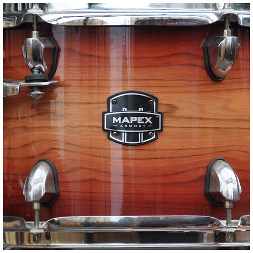 Image 14 - Mapex 10", 12", 14", 16", 22" Armory Studio Shell Pack with Tomahawk Snare Drum in Redwood Burst finish *2nd Hand*