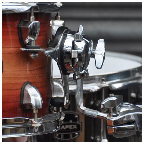 Image 10 - Mapex 10", 12", 14", 16", 22" Armory Studio Shell Pack with Tomahawk Snare Drum in Redwood Burst finish *2nd Hand*