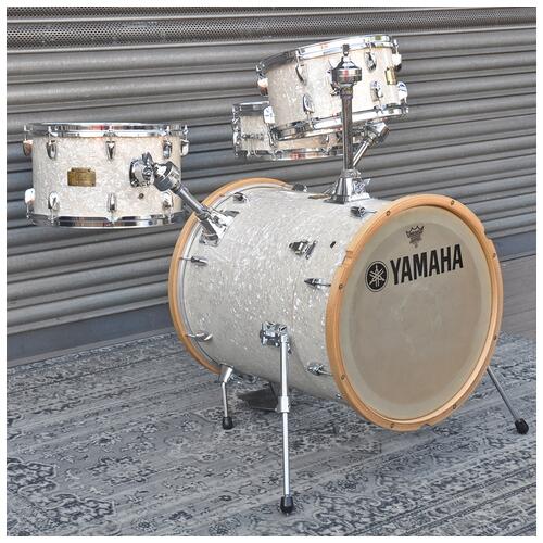 Image 1 - Yamaha 12", 13", 14"x 5" Snare, 18"x 22" Bassdrum  Al Foster Snr Hip Gig Portable Shell Pack in White Marine Pearl finish *2nd Hand*