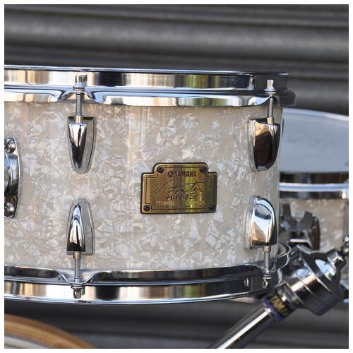 Image 8 - Yamaha 12", 13", 14"x 5" Snare, 18"x 22" Bassdrum  Al Foster Snr Hip Gig Portable Shell Pack in White Marine Pearl finish *2nd Hand*