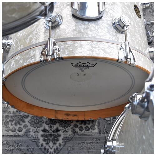 Image 3 - DW 12", 14", 18" Vintage Collectors Drum Kit in White Pearl finish *2nd Hand*