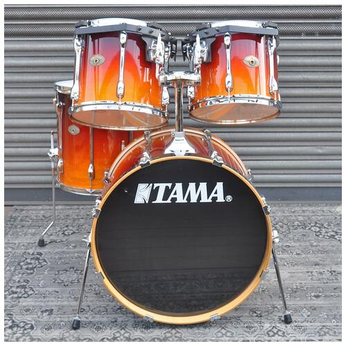 Image 2 - Tama 12", 13", 16", 22" Rockstar Custom Shell Pack in Amber Sunburst finish *2nd Hand*