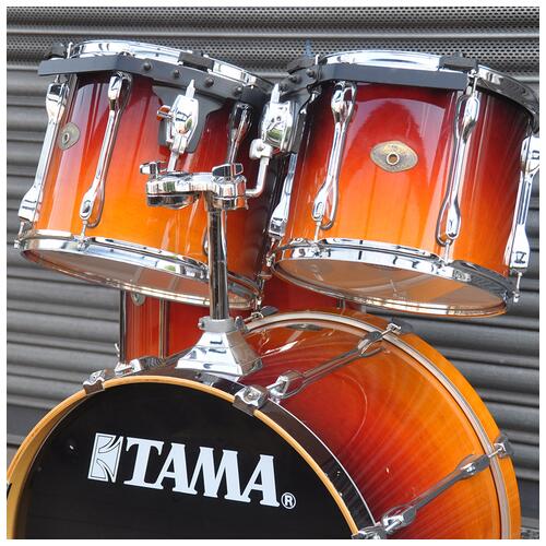 Image 7 - Tama 12", 13", 16", 22" Rockstar Custom Shell Pack in Amber Sunburst finish *2nd Hand*