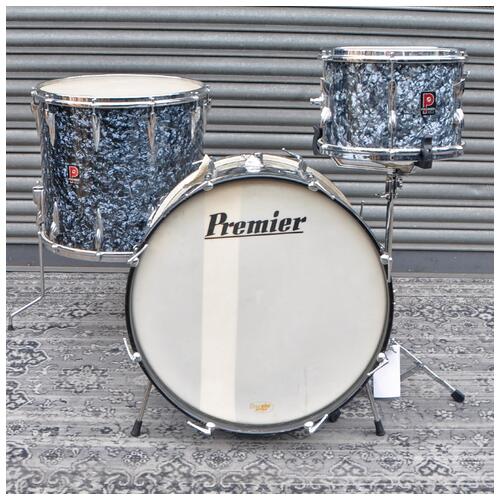 Image 2 - Premier 12", 16", 20" Vintage Black Diamond Pearl Shell Pack *2nd Hand*