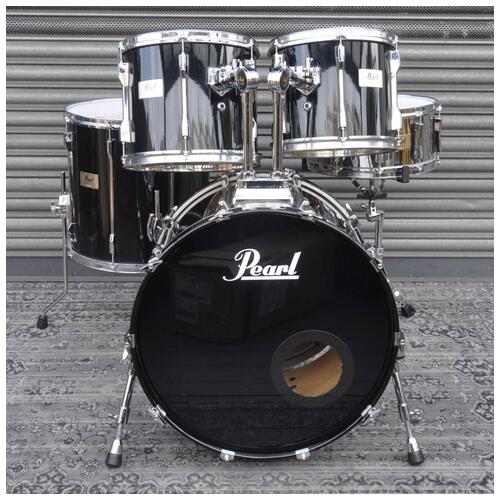 Image 2 - Pearl 12", 13", 16", 22" Session Elite SLX Shell Pack with 14" Snare in Black finish *2nd Hand*