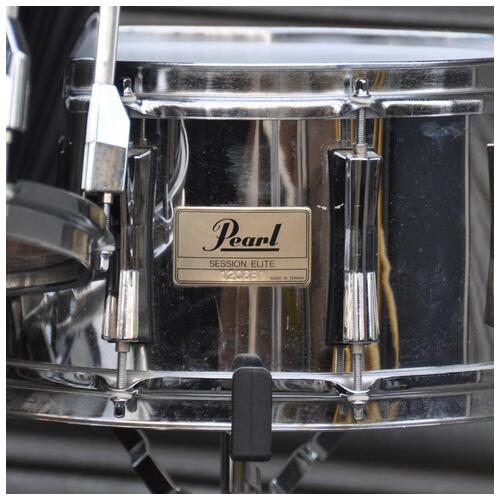 Image 10 - Pearl 12", 13", 16", 22" Session Elite SLX Shell Pack with 14" Snare in Black finish *2nd Hand*