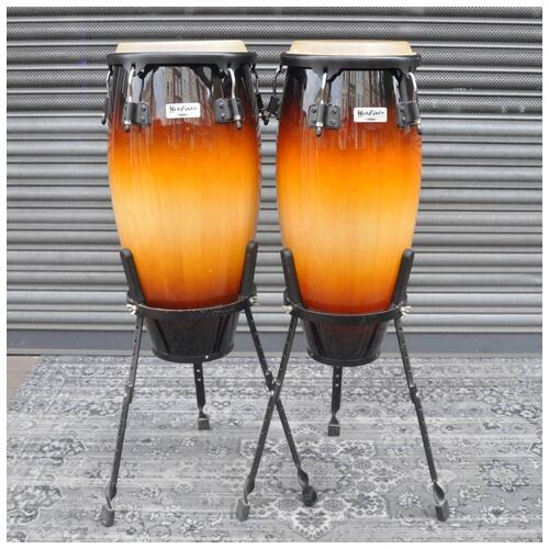 Image 2 - Meinl 10" & 11" Headliner Congas With Stands and Bags in Sunburst finish *2nd Hand*