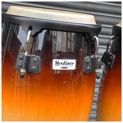 Image 7 - Meinl 10" & 11" Headliner Congas With Stands and Bags in Sunburst finish *2nd Hand*