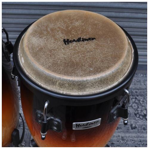 Image 4 - Meinl 10" & 11" Headliner Congas With Stands and Bags in Sunburst finish *2nd Hand*