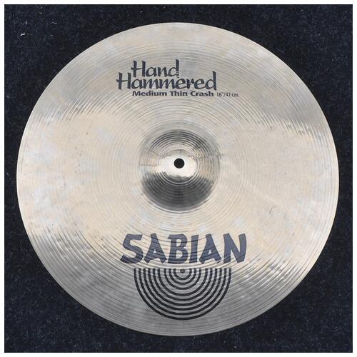 Image 1 - Sabian 16” Hand Hammered Medium Crash Cymbal *2nd Hand*