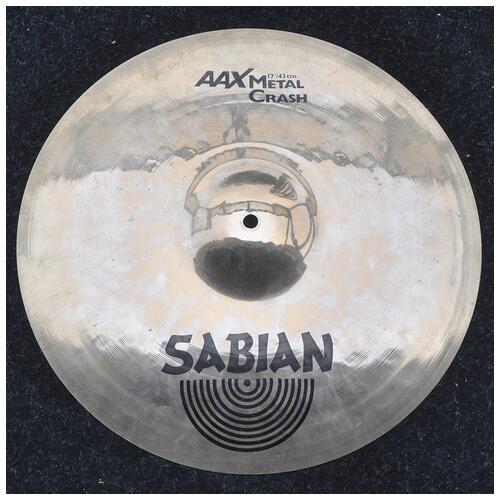 Image 1 - Sabian 17" AAX Metal Crash Cymbal *2nd Hand*