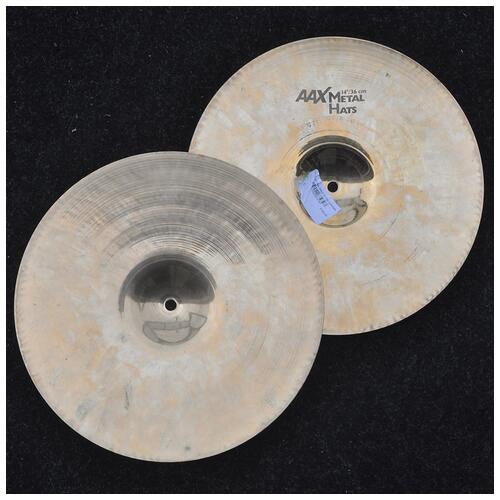 Image 2 - Sabian 14" AAX Metal Hi Hat Cymbals *2nd Hand*