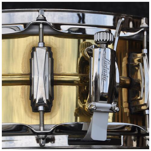 Image 4 - Ludwig 14" x 5" Super Series Brass Snare Drum *2nd Hand*