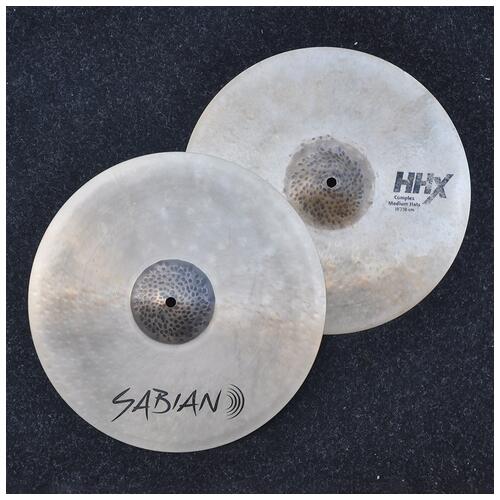 Image 1 - Sabian 15" HHX Complex Medium Hi Hat Cymbals *2nd Hand*