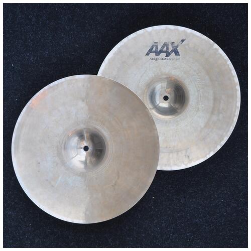 Image 2 - Sabian 14" AAX Stage Hi Hat Cymbals *2nd Hand*