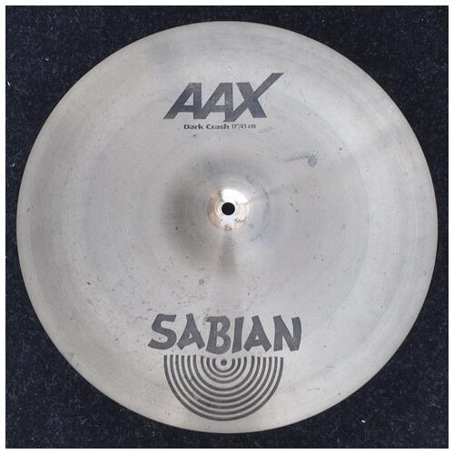 Image 1 - Sabian 17" AAX Dark Crash Cymbal *2nd Hand*