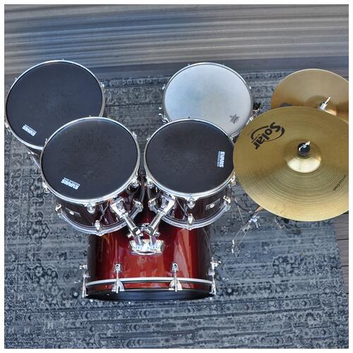 Image 3 - Premier 12", 13", 16", 22" Olympic Drum Kit with 14" Matching Snare in Wine Red finish