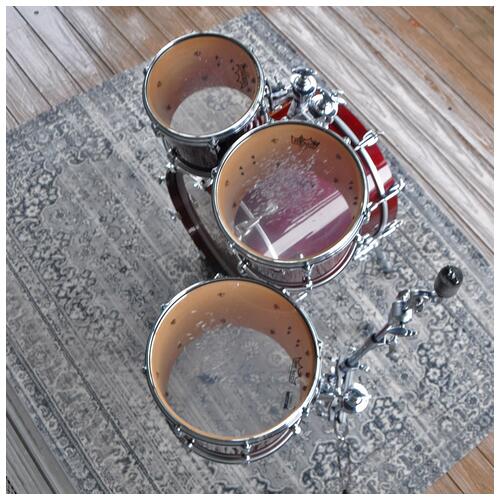 Image 9 - Yamaha 10", 12", 14", 20" Maple Custom Absolute Nouveau Shell Pack in Cranberry Red finish *2nd Hand*