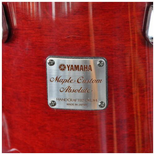 Image 12 - Yamaha 10", 12", 14", 20" Maple Custom Absolute Nouveau Shell Pack in Cranberry Red finish *2nd Hand*