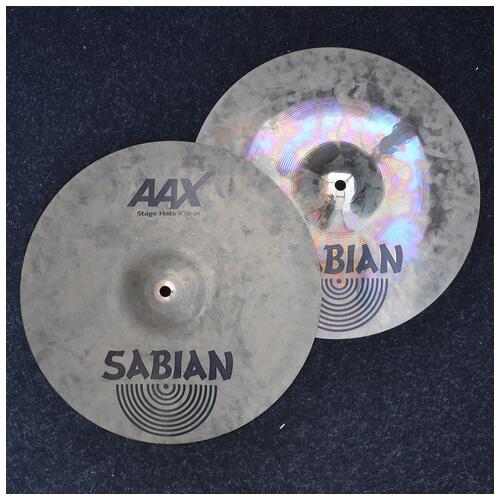 Image 1 - Sabian 14" AAX Stage Hi Hat Cymbals *2nd Hand*