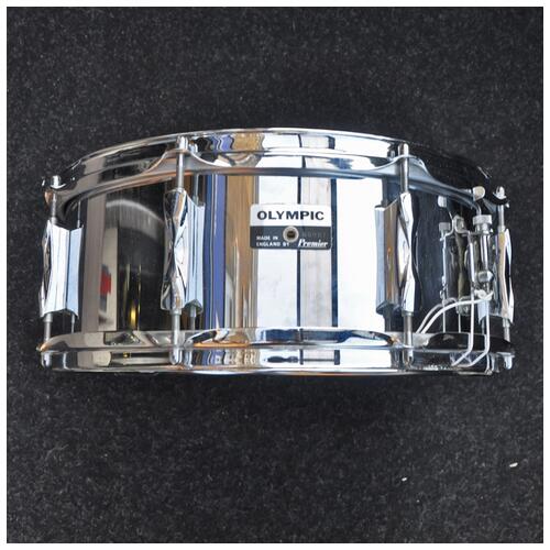 Image 1 - Premier 14" x 5.5" Vintage Olympic Steel Snare Drum *2nd Hand*