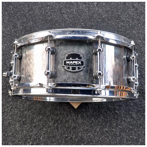 Image 1 - Mapex 14" x 5.5" Tomahawk Steel Snare Drum *2nd Hand*