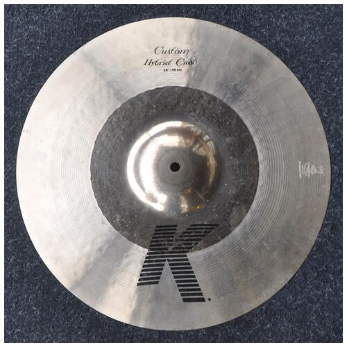 Image 1 - Zildjian 18" K Custom Hybrid Crash Cymbal *2nd Hand*