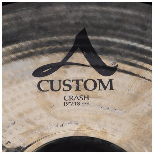 Image 2 - Zildjian 19" A Custom Crash Cymbal *2nd Hand*