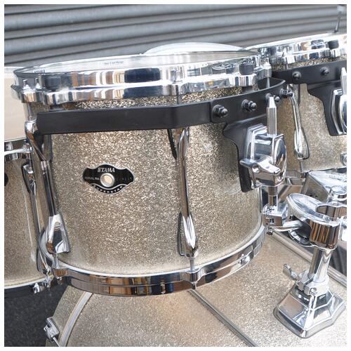 Image 7 - Tama 10", 12", 14", 22" 2007 Superstar EFX Shell Pack with 14" Snare and Tama Roadpro Hardware in Vintage Nickel Sparkle finish *2nd Hand*