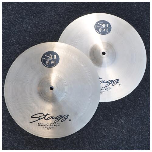 Image 1 - Stagg 14" SH Medium Regular Hi Hat Cymbals *2nd Hand*